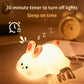 Cute Rabbit Silicone Lamp Soft Touch Night Light For Kids And Home Decor